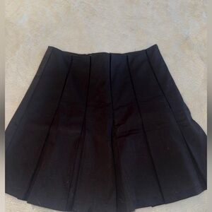 Pleated Black Skirt